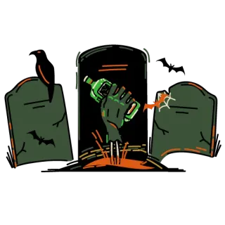 JägerHalloween telegram stickers