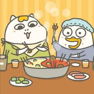 bebek nganu @duckapil whatsapp stickers