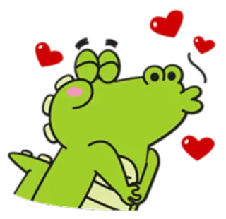 Crocodile @stickersb2b telegram stickers