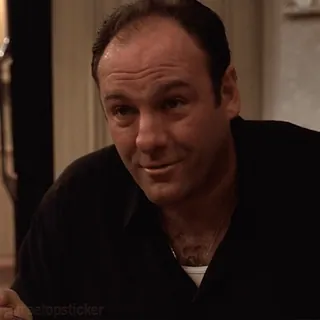 😏 Tony Soprano The Sopranos telegram sticker