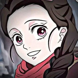🌿 Nezuko Kamado Demon Slayer Anime, Demon Slayer, Nezuko, Nezuko Kamado, Manga, Fanart, Cartoon whatsapp sticker