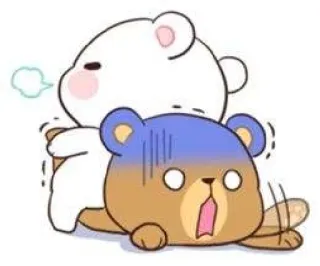 😡 beruang, lucu, kartun, emosi whatsapp sticker