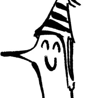 😁 chien, fête, anniversaire, chapeau, animal, dessin animé, mignon, drôle telegram sticker