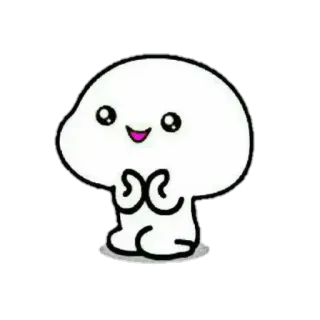 😍 carino, kawaii, blob, cartone animato, bizzarro, felice telegram sticker