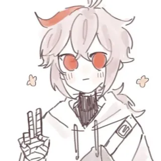 ✌ Kaedehara Kazuha Genshin Impact 动漫, 游戏, 角色, 枫原万叶, 原神 telegram sticker