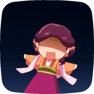 😱 漫画, アニメ, ショック, 怖い, ちび, 感情 telegram sticker