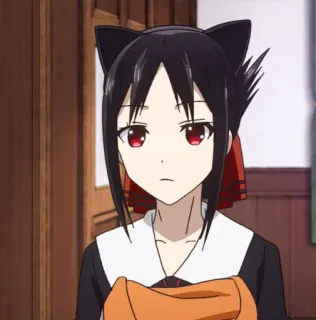 ❤️ Kaguya Shinomiya Kaguya-sama: Love Is War Anime, Orelhas de gato, Kaguya-sama, Kaguya Shinomiya, Love is War, Personagem telegram sticker