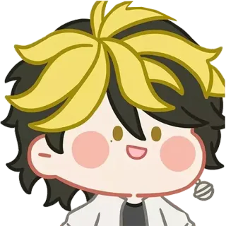 😀 Anime, Kreskówka, Postać, Urocze, Naklejka, Manga telegram sticker