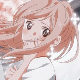 🩰 Anime, Meisje, Leuk, Cartoon telegram sticker