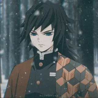 😐 Giyu Tomioka Demon Slayer Anime, Manga, Demon Slayer, Giyū, Tomioka, Wasser-Hashira telegram sticker