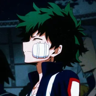 ⚓ Izuku Midoriya My Hero Academia Anime, Manga, My Hero Academia, Izuku Midoriya, Deku, Held, Charakter telegram sticker