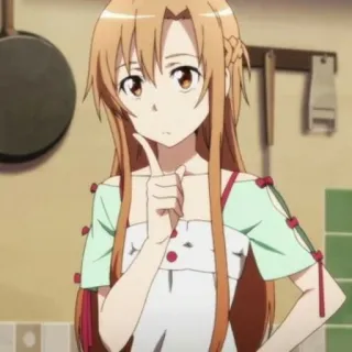 🥀 Asuna Yuuki Sword Art Online 애니메이션, 캐릭터, 여자, 소드 아트 온라인, 아스나, 유우키 telegram sticker