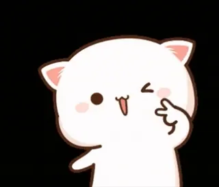 Mochi pack 1🤍 whatsapp stickers