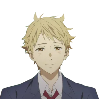 ☺️ anime, character, male, portrait whatsapp sticker