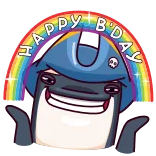 🌈 cartoon, pirate, hat, sticker, funny, animal telegram sticker