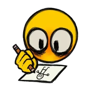 ✍ Emoji, Gambar, Gambar stik, Pensil, Lucu, Seni telegram sticker