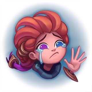 😢 crying, sad, cartoon, sticker, emoticon, emotions telegram sticker