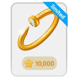 🎁 limited biżuteria, złoto, paznokieć, pierścionek, limitowany whatsapp sticker