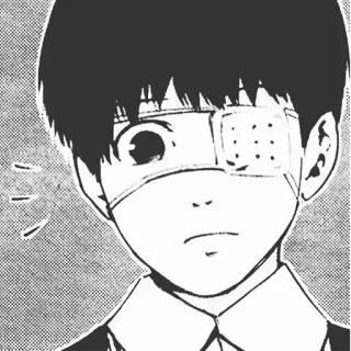 😶 Ken Kaneki Tokyo Ghoul Anime, Mangá, Tokyo Ghoul, Ken Kaneki, Personagem, Terror, Ghoul telegram sticker