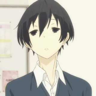 🥢 anime, male, character, portrait, school uniform telegram sticker