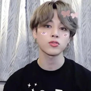🌷 Jimin Jimin, BTS, K-pop, Coreano, Cantante, Música whatsapp sticker