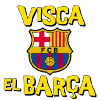 🤪 VISCA EL BARÇA football, soccer, fc barcelona, sports, spain telegram sticker
