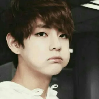 😐 V kpop, ca sĩ, người, nam, chân dung, mặt hài hước, idol, dễ thương telegram sticker