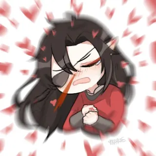 🥺 Chibi, Anime, Schattig, Hartjes, Fanart telegram sticker