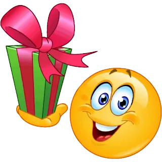 🎁 Emoji, Geschenk, Präsent, Feier, Festlich telegram sticker