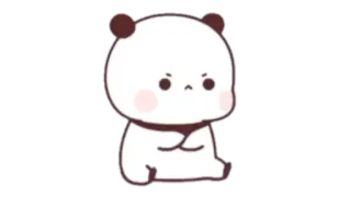 🍩 Panda, Niedlich, Bär, Tier, Kawaii telegram sticker