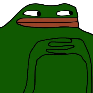 😏 Pepe the Frog 表情包, 青蛙, 佩佩, 网络迷因 whatsapp sticker