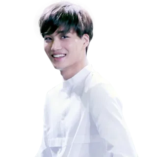 😁 ritratto, uomo, sorriso, felice, coreano, casual, K-pop whatsapp sticker