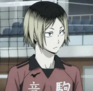 🧼 Kozume Kenma Haikyuu!! 音駿 Anime, Haikyuu, Kozume Kenma, Kenma, Siatkówka, Manga, Postać telegram sticker