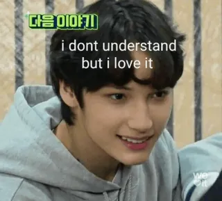 🌸 i dont understand but i love it 밈, 웃긴, 표정, 인물사진, 귀여운, 아이돌 telegram sticker