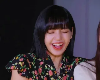 ✨ Lisa kpop, blackpink, lisa, sängerin, promi, frau, blumendruck telegram sticker