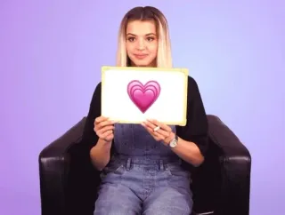 🌟 woman, heart emoji, love, people, emotion telegram sticker