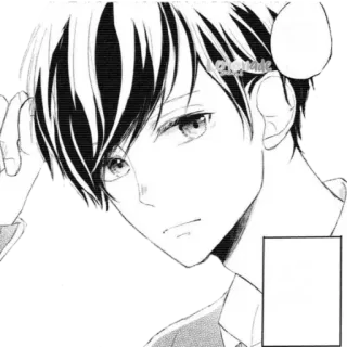 🪁 อนิเมะ, มังงะ, เด็กผู้ชาย, ภาพเหมือน, ตัวละคร telegram sticker