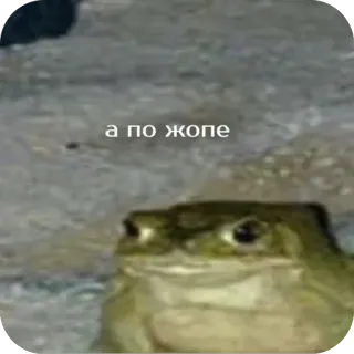 🫥 а по жопе telegram sticker