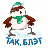 🤨 chim, mùa đông, giáng sinh, kỳ nghỉ, hoạt hình, tuyết telegram sticker
