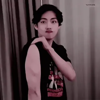 🥓 V VANTEGIFS kpop, bts, v, kim taehyung, singer, idol, actor whatsapp sticker