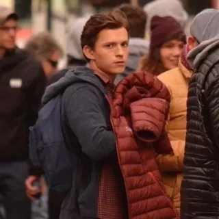 😐 Tom Holland acteur, célébrité, homme, Tom Holland telegram sticker