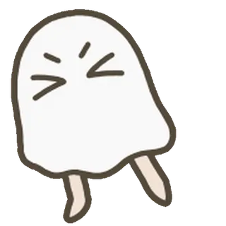 🫥 ghost, halloween, cute, sticker whatsapp sticker