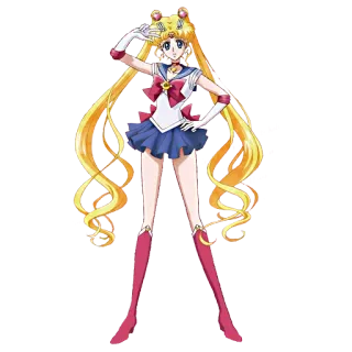 🙋 Sailor Moon アニメ, マンガ, 魔法少女, セーラームーン, キャラクター, 日本 telegram sticker
