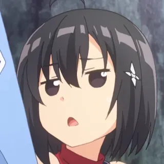 😗 Anime, Chica, Lindo, Manga, Dibujos animados telegram sticker