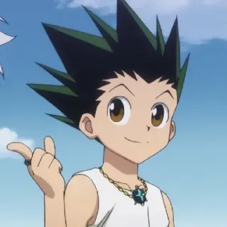 🙂 Gon Freecss Hunter x Hunter anime, Gon, Hunter x Hunter, character telegram sticker