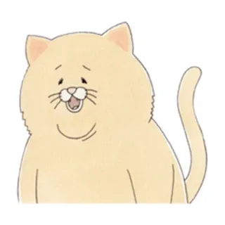 😧 cat, cartoon, animal, pet, illustration, cute telegram sticker