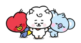 @WithBTS ♡BT21 Baby Style whatsapp stickers