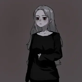 ⛓ アニメ, 女性, 女の子, アート, 漫画 telegram sticker
