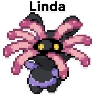 💄 Linda ステッカー, 漫画, キャラクター, 面白い telegram sticker