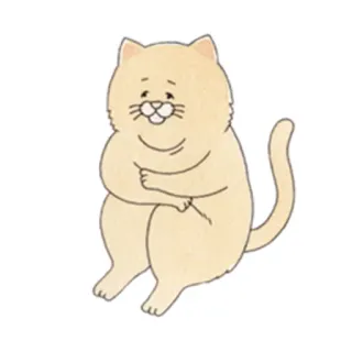 😞 cat, animal, cute, sticker, illustration, pet telegram sticker